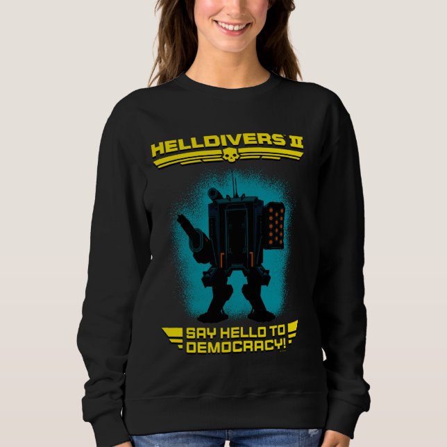 Sudadera Helldivers 2 videojuego Sony Playstation Say (Anverso)