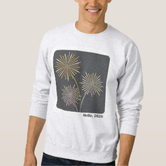 Sudadera Hello 2026 Fireworks Celebration