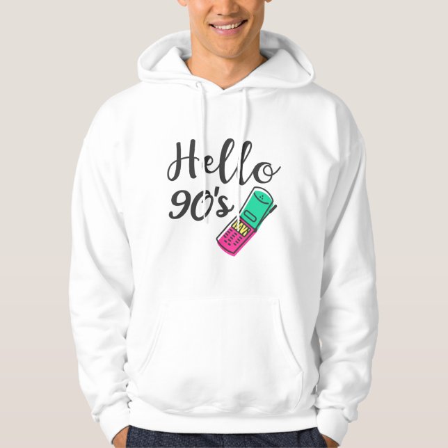 Sudadera Hello 90s Cellphone (Anverso)