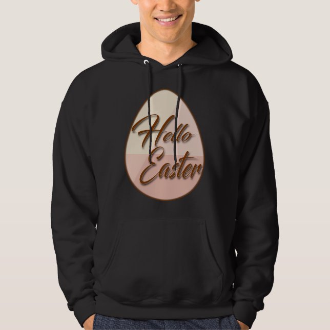 Sudadera Hello Easter – Minimal Egg Design - camiseta (Anverso)