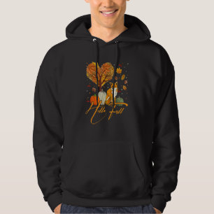 Sudadera Hello Fall Cute Fox Animal Otumn