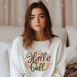 SUDADERA HELLO FALL TEMÁTICO DE OTOÑO