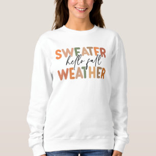 Sudadera Hello Fall   Tiempo de sudoración