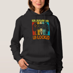 Sudadera Hello Kindergarten Level Unlocked Video Game Back