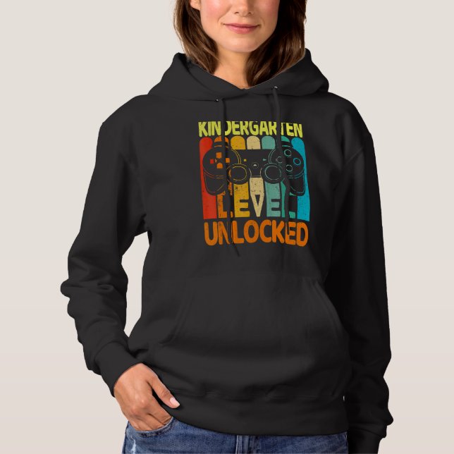 Sudadera Hello Kindergarten Level Unlocked Video Game Back (Anverso)