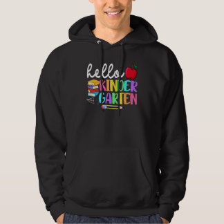 Sudadera Hello Kindergarten Team Kinder Back To School Teac