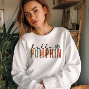 SUDADERA HELLO PUMPKIN TEMÁTICO DE AUTUMN