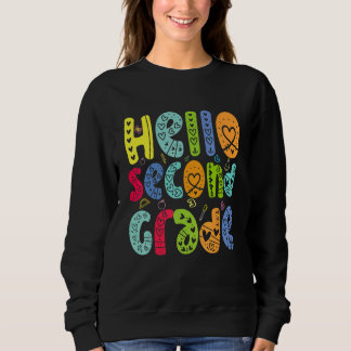 Sudadera Hello Second Grade Team 2nd Grade Back To School T