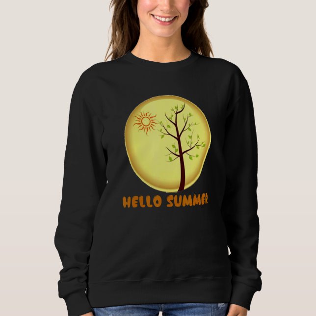 Sudadera Hello Summer Beach Day Essential (Anverso)