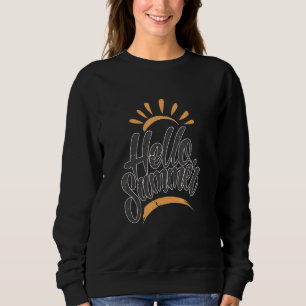 Sudadera Hello Summer Vintage Emblem