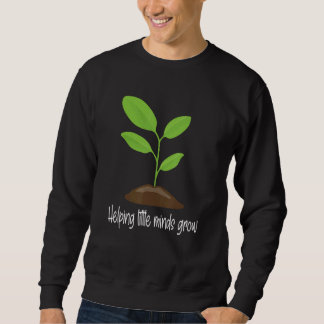 Sudadera Helping Little Minds Grow Wildflowers Teacher Te