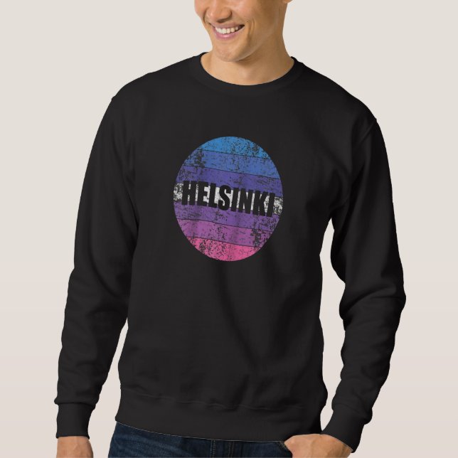 Sudadera Helsinki Finlandia Raglan (Anverso)