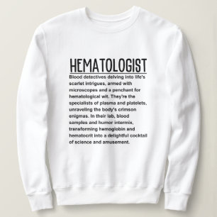 Sudadera Hematólogo