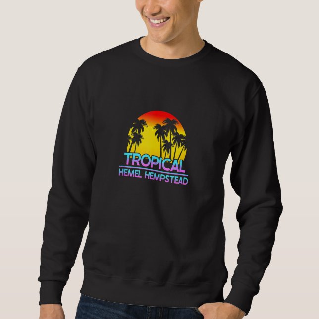 Sudadera Hemel Hempstead Uk Funny British Weather (Anverso)