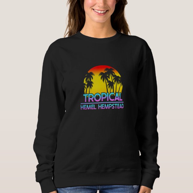 Sudadera Hemel Hempstead Uk Funny British Weather (Anverso)