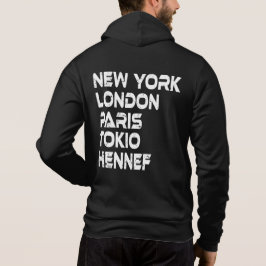 Sudadera Hennef New York London Tokio Paris Hoodie