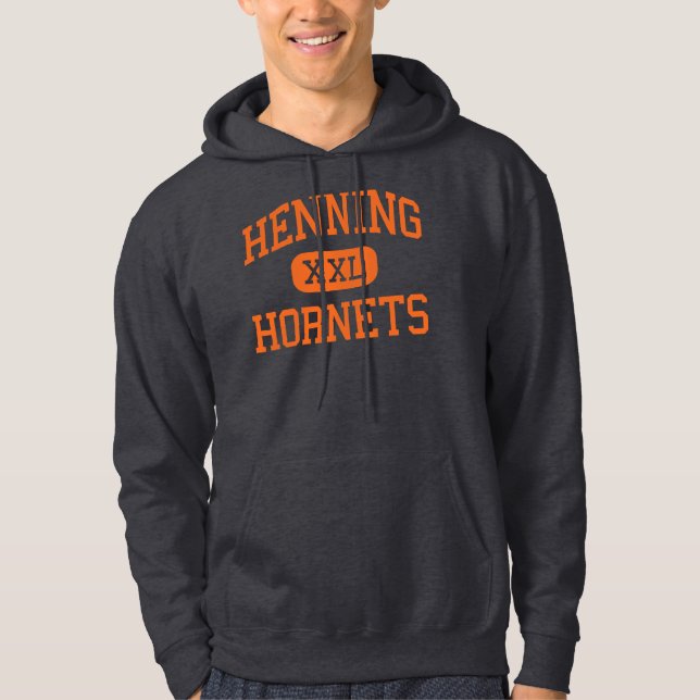 Sudadera Henning - avispones - alto - Henning Minnesota (Anverso)