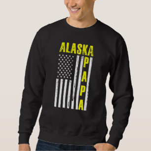 Sudadera Hens Alaska Papa Tees Para El Abuelo De Papá Orgul