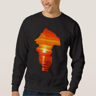 Sudadera Hércules Cave Tánger Ciudad Escena de sol Marrueco