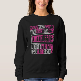 Sudadera Heredero animador alegre Cheer Bows mueve Cheerled