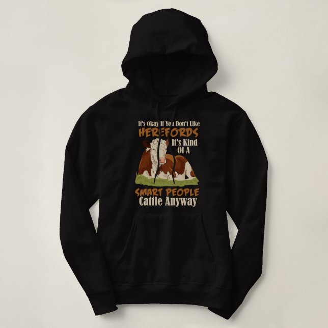 Sudadera Hereford Cattle Cow Hereder Livestock Hereford Bre (Diseño del anverso)