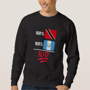 Sudadera Herencia de bandera mixta trinitense y guatemaltec