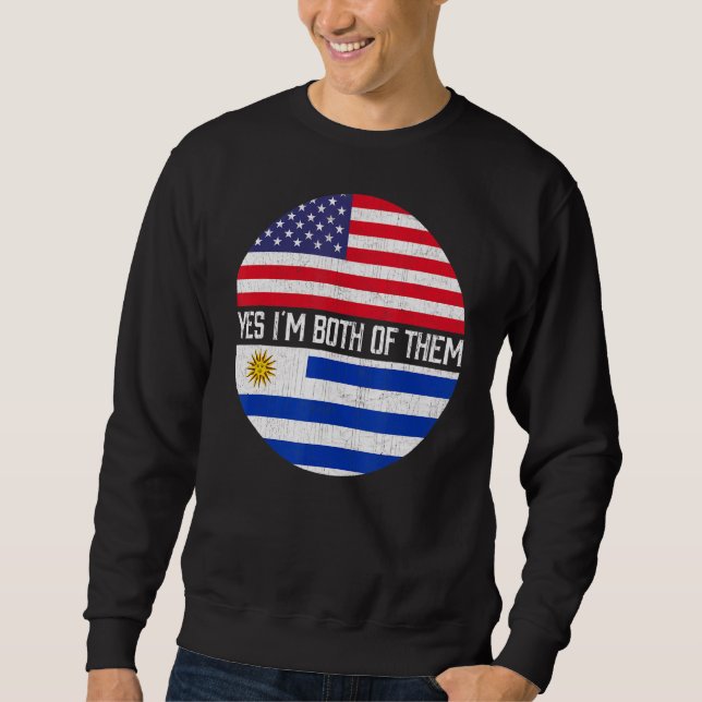 Sudadera Herencia de familia de bandera norteamericana mita (Anverso)