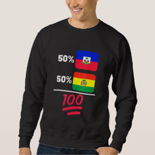 Sudadera Herencia de la mezcla haitiana más boliviana