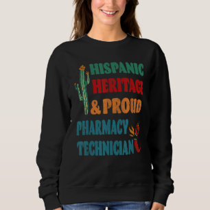 Sudadera Herencia hispánica y profesor de farmacia