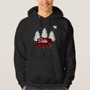 Sudadera Hermana de búfalo colocada osos árbol de Navidad P