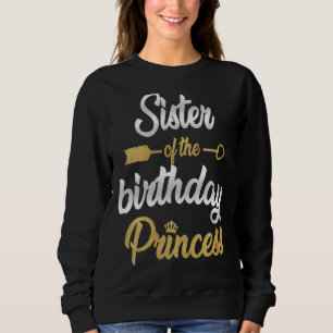 Sudadera Hermana De La Familia Fiesta Princesa De Cumpleaño