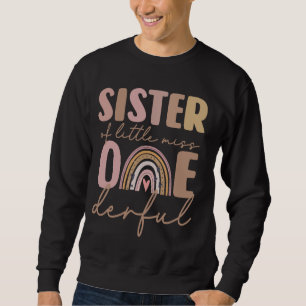 Sudadera Hermana de la Pequeña Miss Maravillosa Boh de cump
