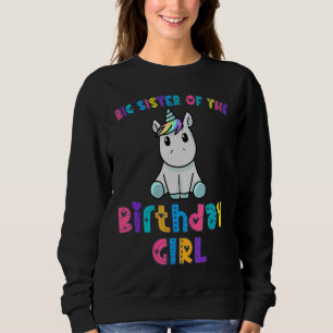 Sudadera Hermana de la Princesa de Cumpleaños Chica Dabbing