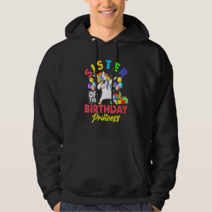 Sudadera Hermana De La Princesa De Cumpleaños Dabbing Unico
