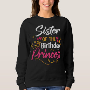 Sudadera Hermana De La Princesa Nacida Chica Matching Fami