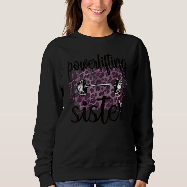Sudadera Hermana De Levantamiento Poderoso De Un Emisor Sis (Anverso)