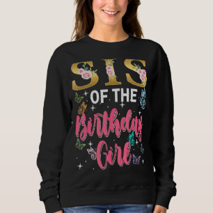 Sudadera Hermana Del Chica De Cumpleaños Que Coincide Con L