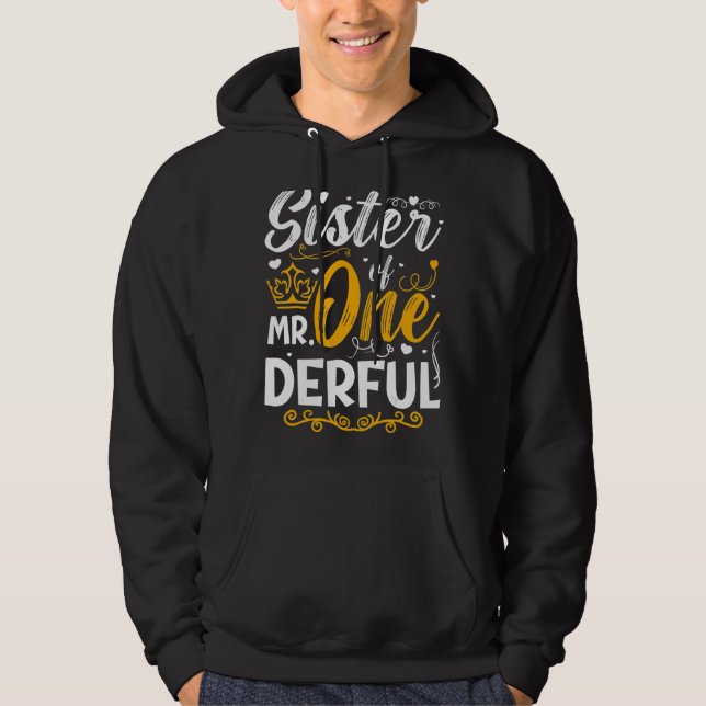 Sudadera Hermana Del Sr. Un Fiesta Derful Que Coincide Con  (Anverso)
