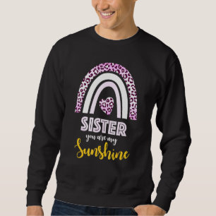 Sudadera Hermana Eres Mi Impresión Sunshine Pink Leopard W 