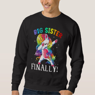 Sudadera Hermana Grande Finalmente Unicornio Familia 1