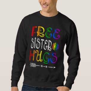 Sudadera Hermana Libre Abrazos Orgullo Lgbt Fam Matanza De 