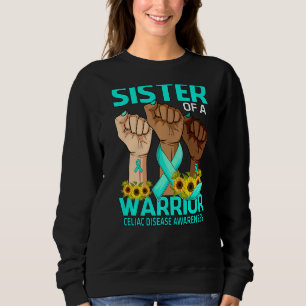 Sudadera Hermana Mano De Una Enfermedad Celiásica Guerrera