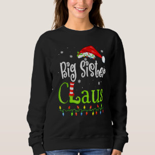 Sudadera Hermana Mayor Claus Navidad Pijama Familia Combina