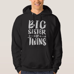 Sudadera Hermana Mayor De Gemelos Nueva Hermana Hermano