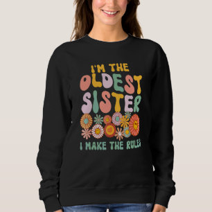 Sudadera Hermana Mayor Yo Hago Las Reglas Hermana Combinac
