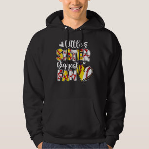 Sudadera Hermana Pequeña Mayor Fann Cute Hermana De Teeball
