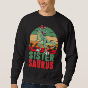 Sudadera Hermana Saurio Rex Dinosaurio Hermana Saurio Famil