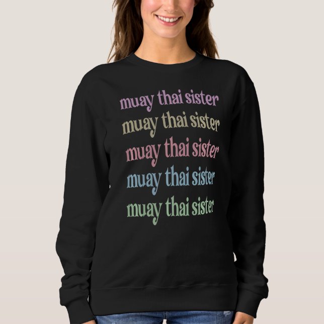Sudadera Hermana tailandesa Muay Sis (Anverso)