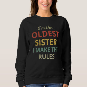 Sudadera Hermanas Gemelas La Hermana Mayor Yo Pongo Las Reg