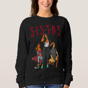 Sudadera Hermanas Magia de Chica Negra Diversión Mujeres Me